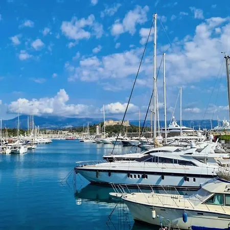 Casalionelantibes Large With Ac, King-size Bed, Garden And Parking 아파트